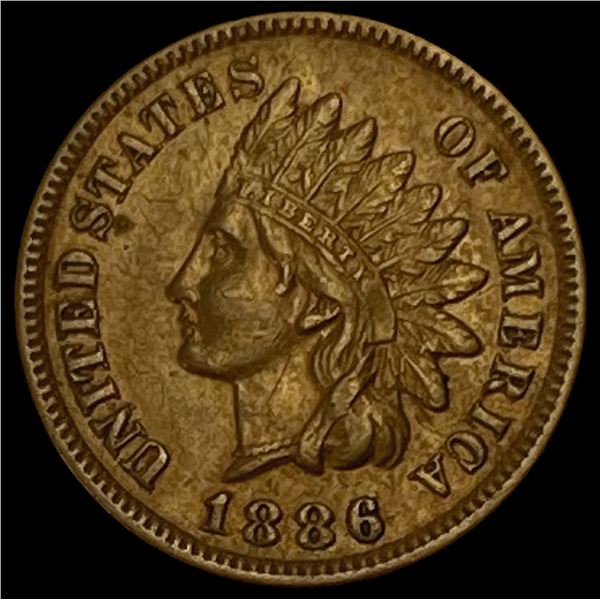 1886 Indian Head Cent CLOSELY UNCIRCULATED
