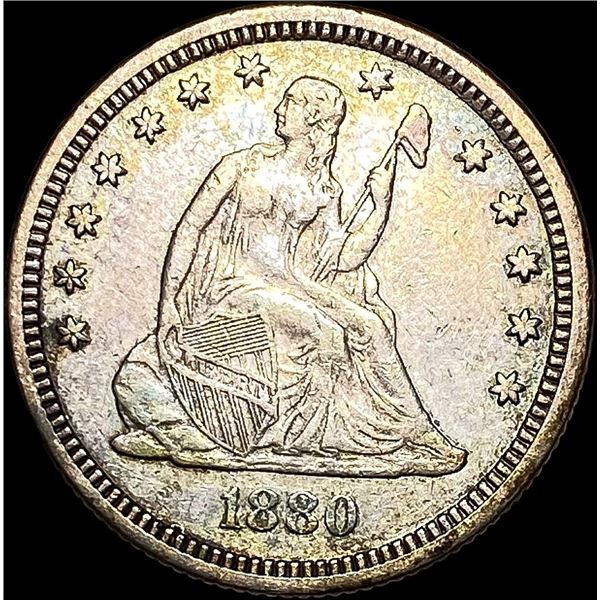 1880 Seated Liberty Quarter CLOSELY UNCIRCULATED