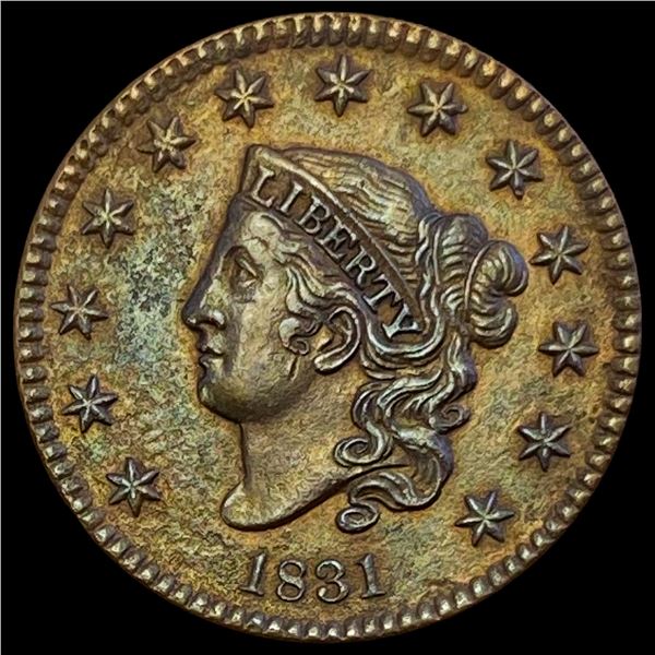 1831 Coronet Head Large Cent CHOICE BU