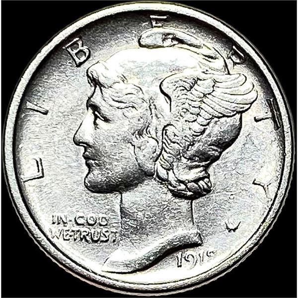 1918-D Silver Mercury Dime UNCIRCULATED