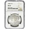 Image 1 : 1880-S Morgan Silver Dollar NGC MS67