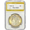 Image 1 : 1904-O Morgan Silver Dollar PGA MS65