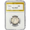 Image 1 : 1914 Barber Quarter PGA MS64