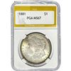 Image 1 : 1881 Morgan Silver Dollar PGA MS67