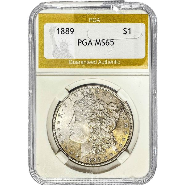 1889 Morgan Silver Dollar PGA MS65