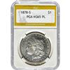 1878-S Morgan Silver Dollar PGA MS65 PL