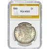 1880 Morgan Silver Dollar PGA MS65