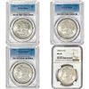 Image 1 : 1883-1900 GEM BU Morgan Silver Dollar Lot [4 Coins] PCGS/NGC MS63/64