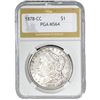 Image 1 : 1878-CC Morgan Silver Dollar PGA MS64