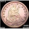 Image 1 : 1871-S Seated Liberty Quarter UNCIRCULATED