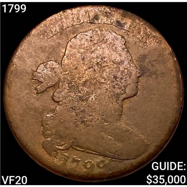 1799 Draped Bust Large Cent LIGHTLY CIRCULATED