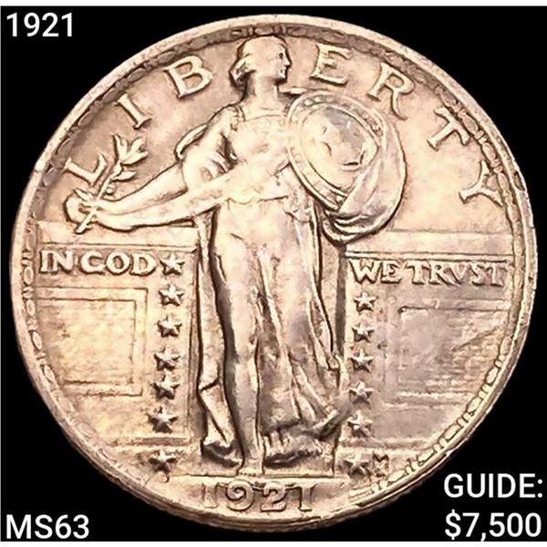 1921 Standing Liberty Quarter CHOICE BU