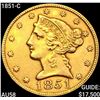 Image 1 : 1851-C $5 Gold Half Eagle CHOICE AU