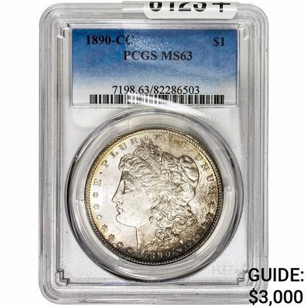 1890-CC Morgan Silver Dollar PCGS MS63