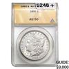 1893 Morgan Silver Dollar ANACS AU50