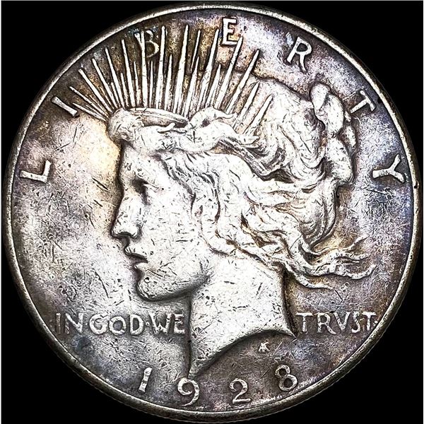 1928 Silver Peace Dollar LIGHTLY CIRCULATED