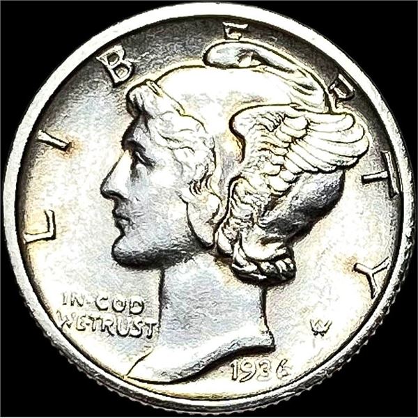 1936-D Mercury Dime UNC