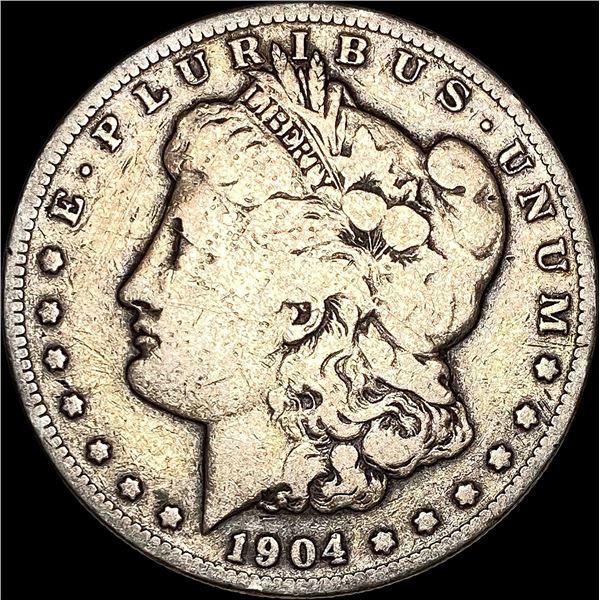 1904-S Silver Morgan Dollar NICELY CIRCULATED