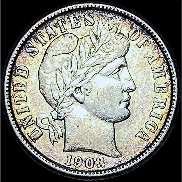 1903-O Silver Barber Dime CHOICE AU