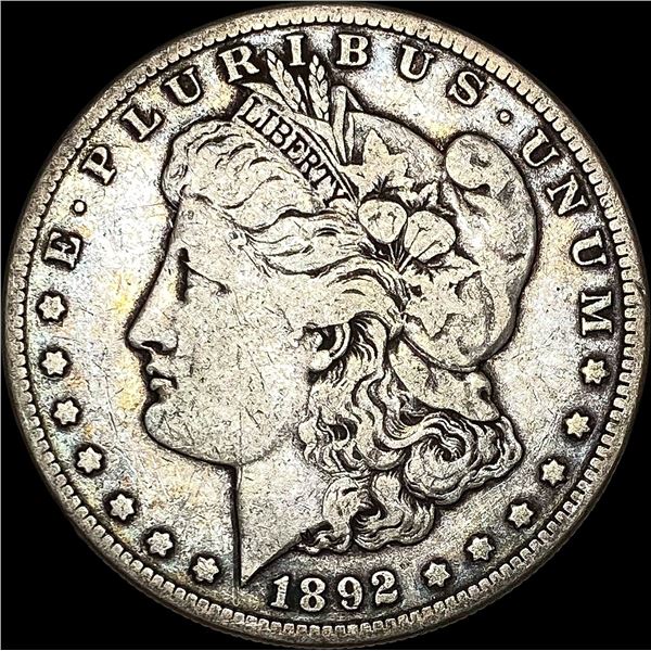 1892-S Silver Morgan Dollar LIGHTLY CIRCULATED