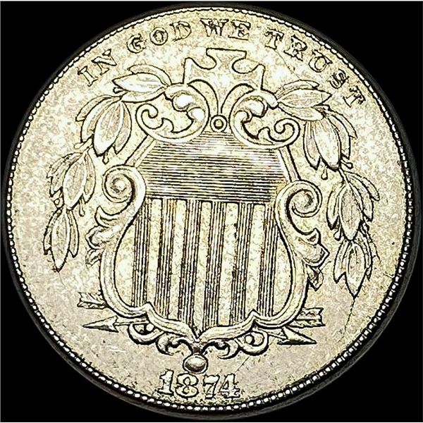 1874 Shield Nickel UNCIRCULATED