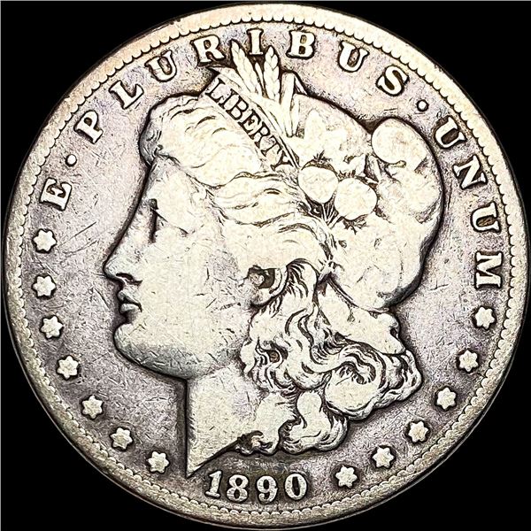 1890-CC Silver Morgan Dollar LIGHTLY CIRCULATED