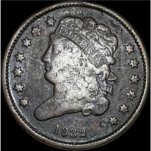 1832 Classic Head Half Cent NICELY CIRCULATED