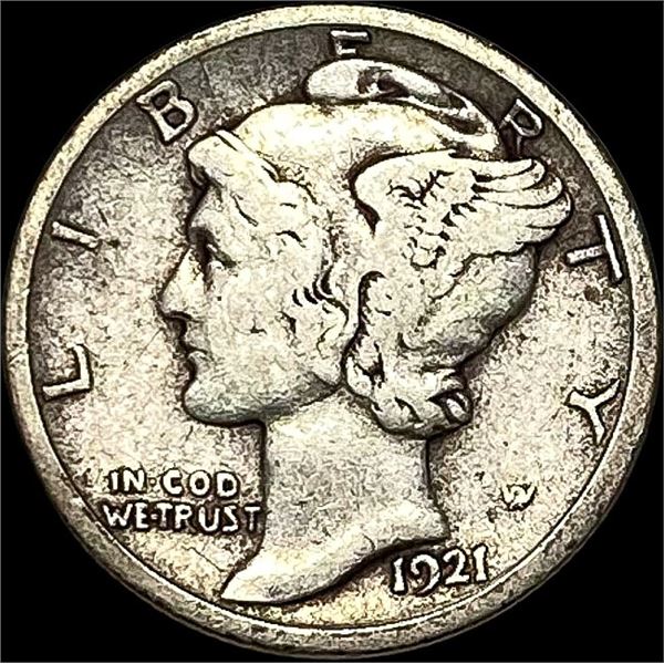 1921-D Silver Mercury Dime NICE CIRC