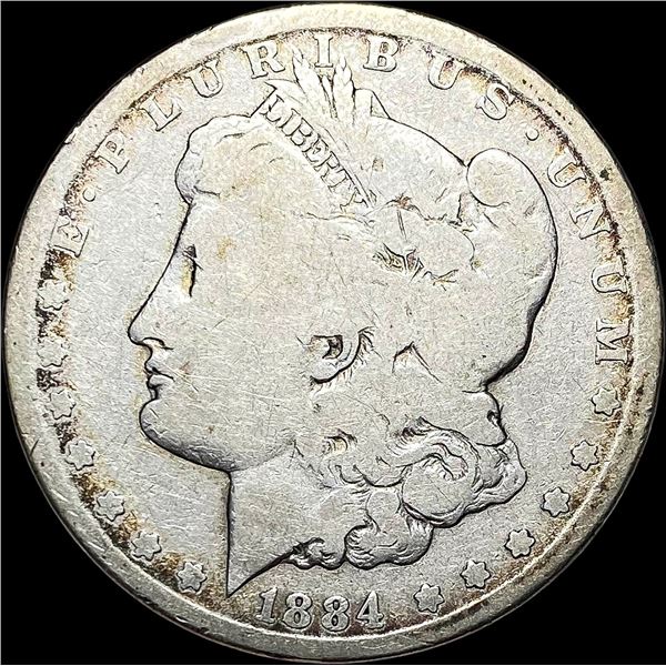 1884-CC Silver Morgan Dollar LIGHT CIRC