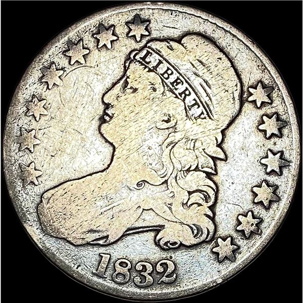 1832 Capped Bust Half Dollar LIGHTLY CIRCULATED