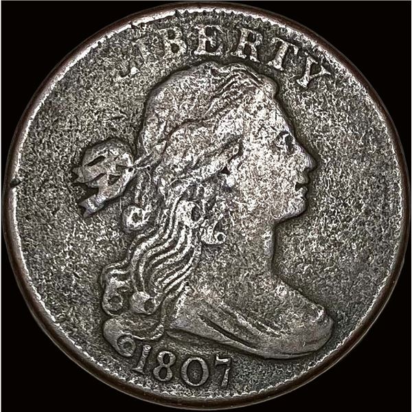 1807 Draped Bust Large Cent LIGHTLY CIRCULATED