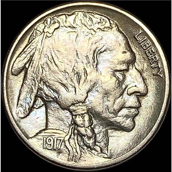 1917-S Nickel Buffalo Five Cents CHOICE AU