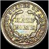 Image 2 : 1855 Seated Liberty Half Dime NEARLY UNCIRCULATED