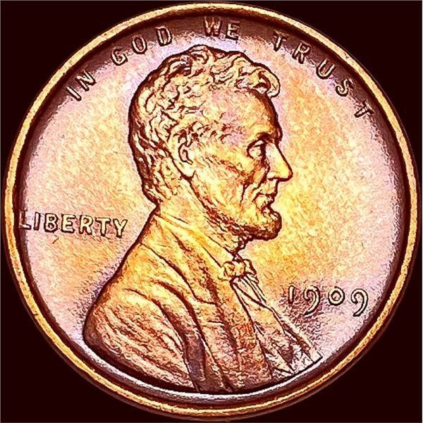 1909 V.D.B. Lincoln Wheat Cent SUPERB GEM BU