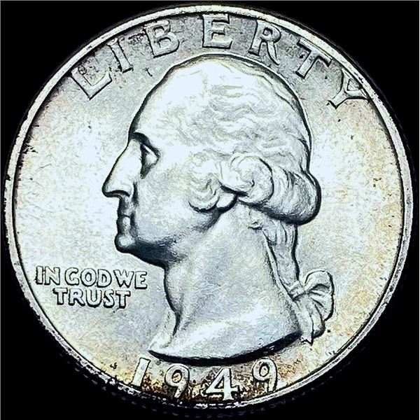 1949-D Silver Washington Quarter GEM BU