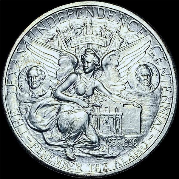 1934 Silver Texas Independence Half Dollar GEM BU