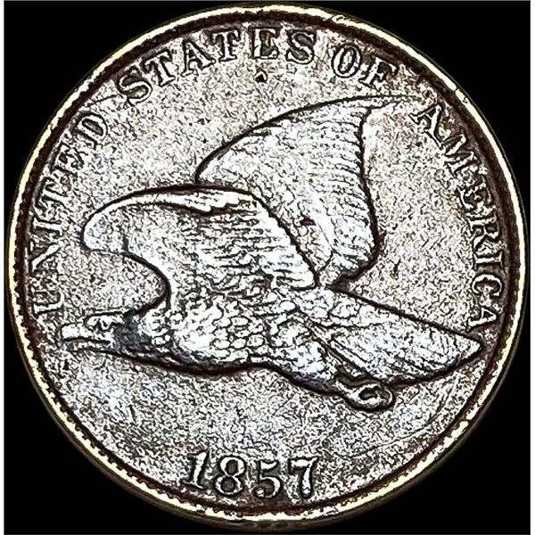 1857 Flying Eagle Cent CLOSELY UNCIRCULATED