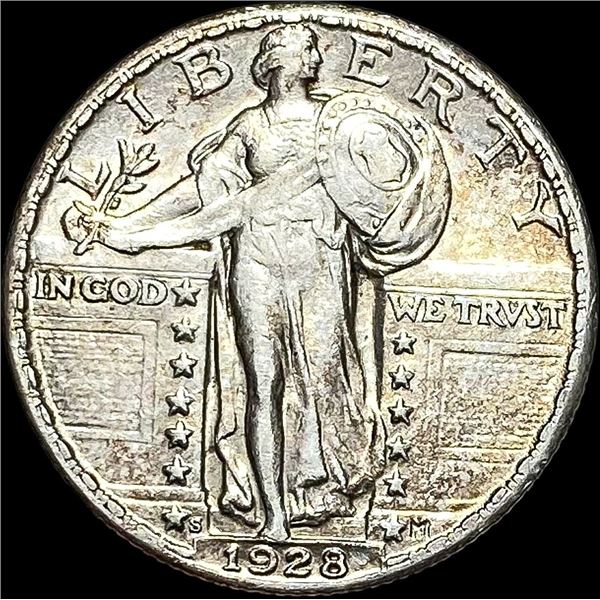 1928-S Silver Standing Liberty Quarter CLOSELY UNCIRCULATED