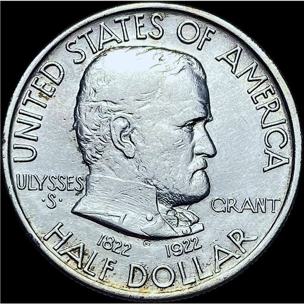 1922 Silver Half Dollar Grant No Star GEM BU