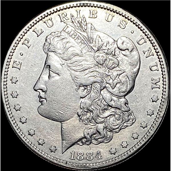 1884-S Silver Morgan Dollar CLOSELY UNCIRCULATED