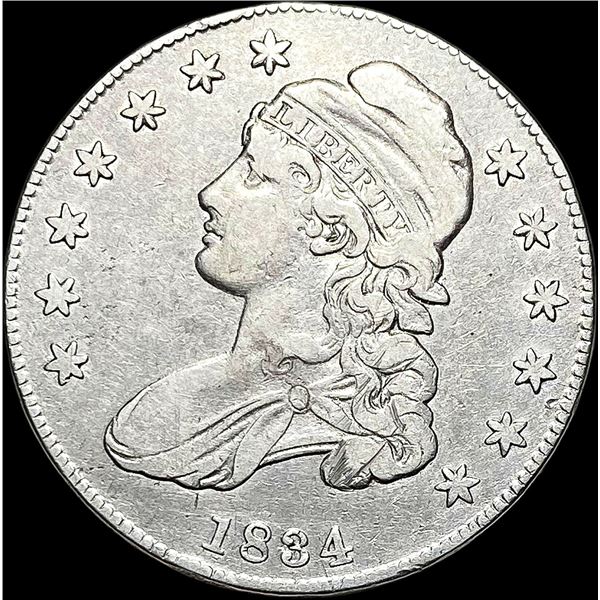 1834 Capped Bust Half Dollar LIGHTLY CIRCULATED