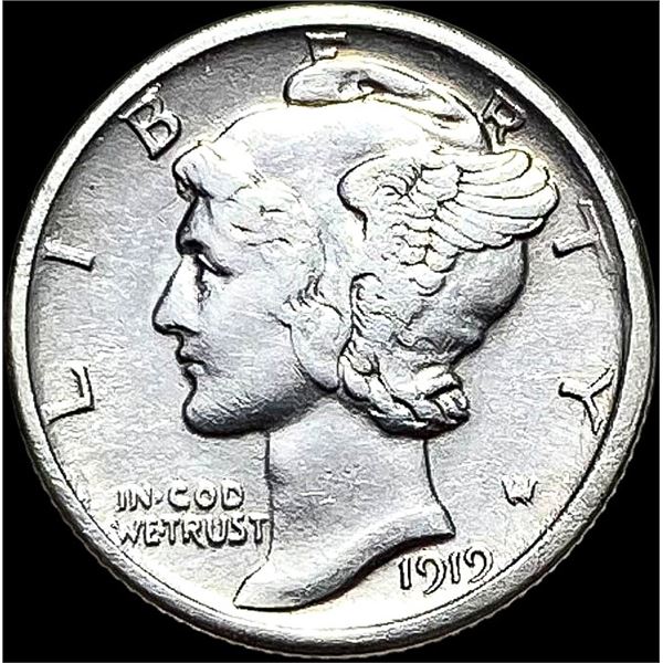 1919-S Silver Mercury Dime UNCIRCULATED