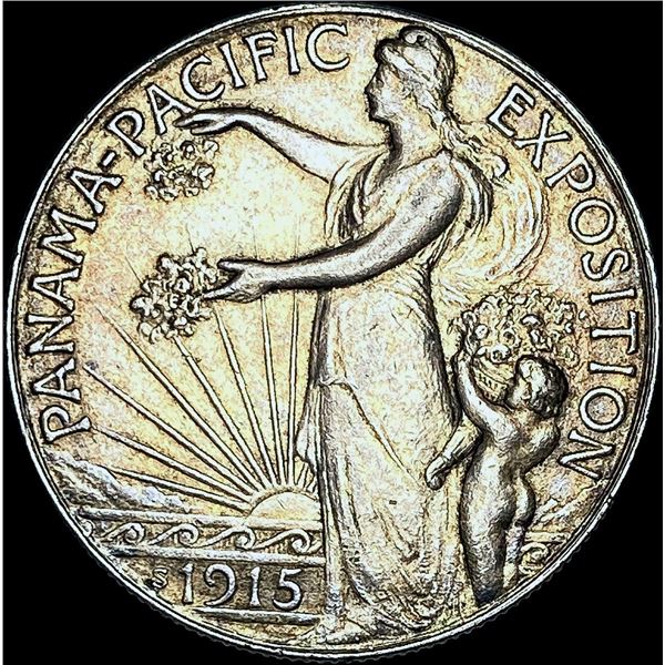 1915-S Silver Half Dollar Panama-Pacific GEM BU
