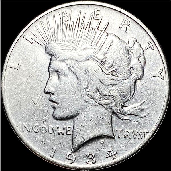 1934-S Silver Peace Dollar UNCIRCULATED