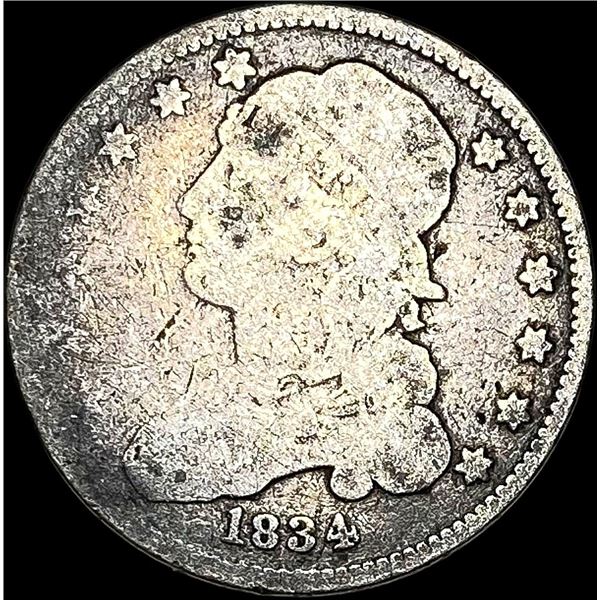 1834 Capped Bust Quarter LIGHTLY CIRCULATED