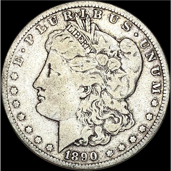 1890-CC Silver Morgan Dollar LIGHTLY CIRCULATED