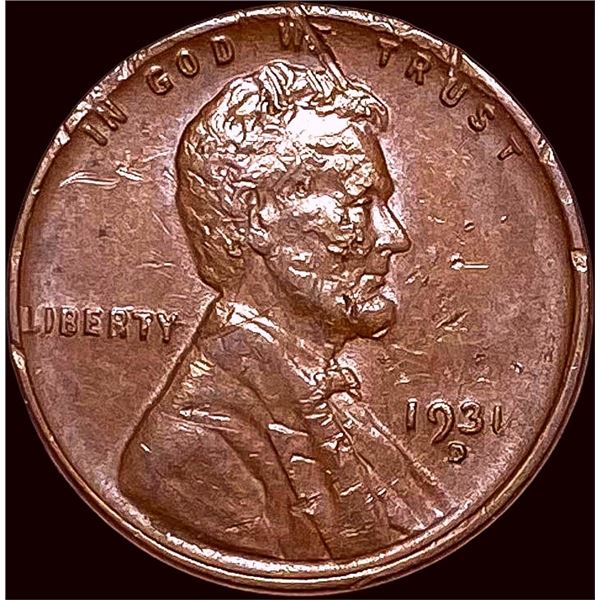 1931-D Lincoln Wheat Cent CLOSELY UNCIRCULATED