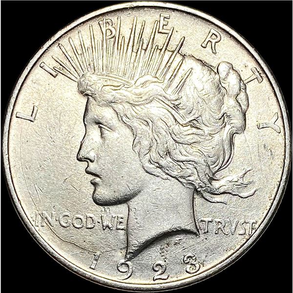 1923-D Silver Peace Dollar CLOSELY UNCIRCULATED