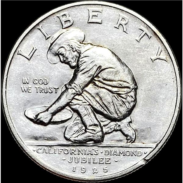 1925-S Silver California Diamond Jubilee Half Dollar UNCIRCULATED