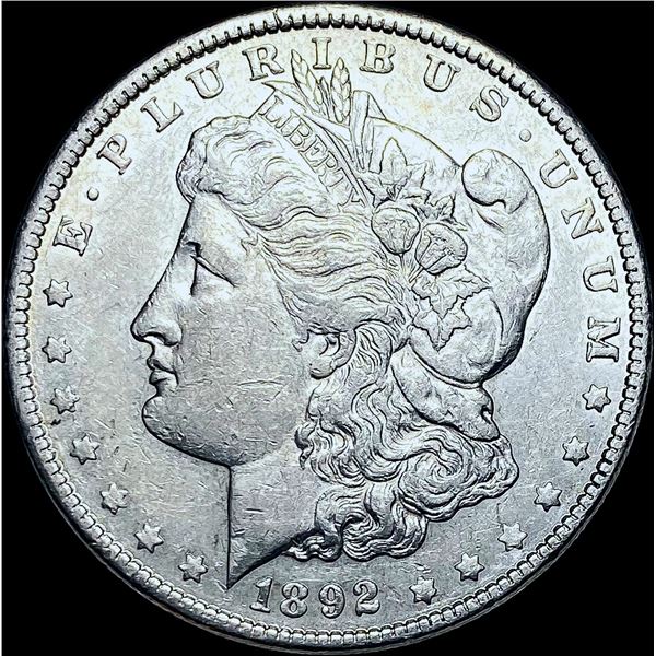 1892 Silver Morgan Dollar CHOICE AU